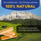 Yak Cheese Himalayan Dog Chews, Premium Yak Chews; All-Natural Long Lasting Yak Cheese for Even The Most Aggressive Chewers, Yak Chews for Large Dogs & for Small, Medium, All Breeds, Large 4 Pack-1lb